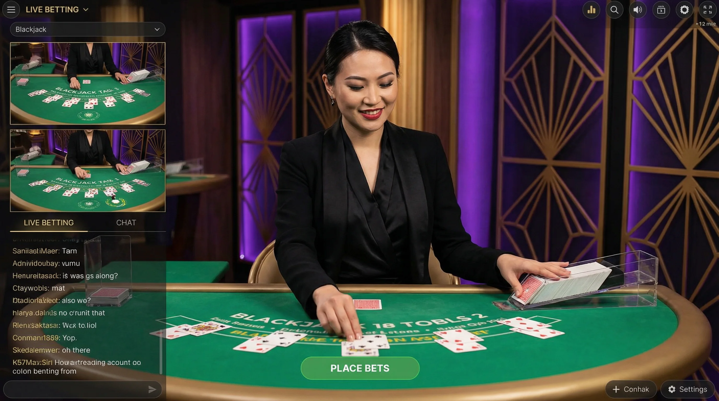 PG电子真人荷官在线发牌画面